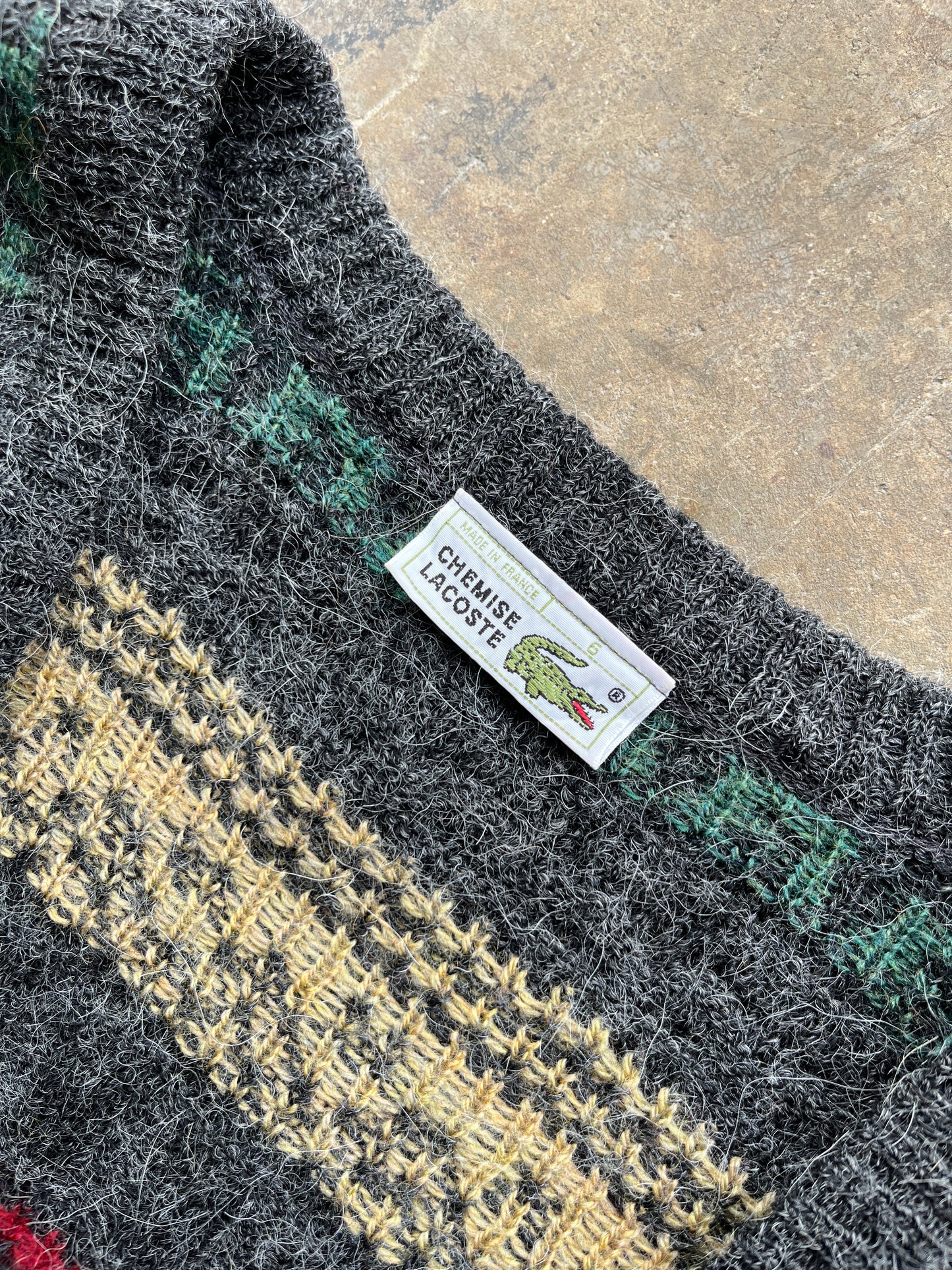 90's LACOSTE CARDIGAN SIZE L