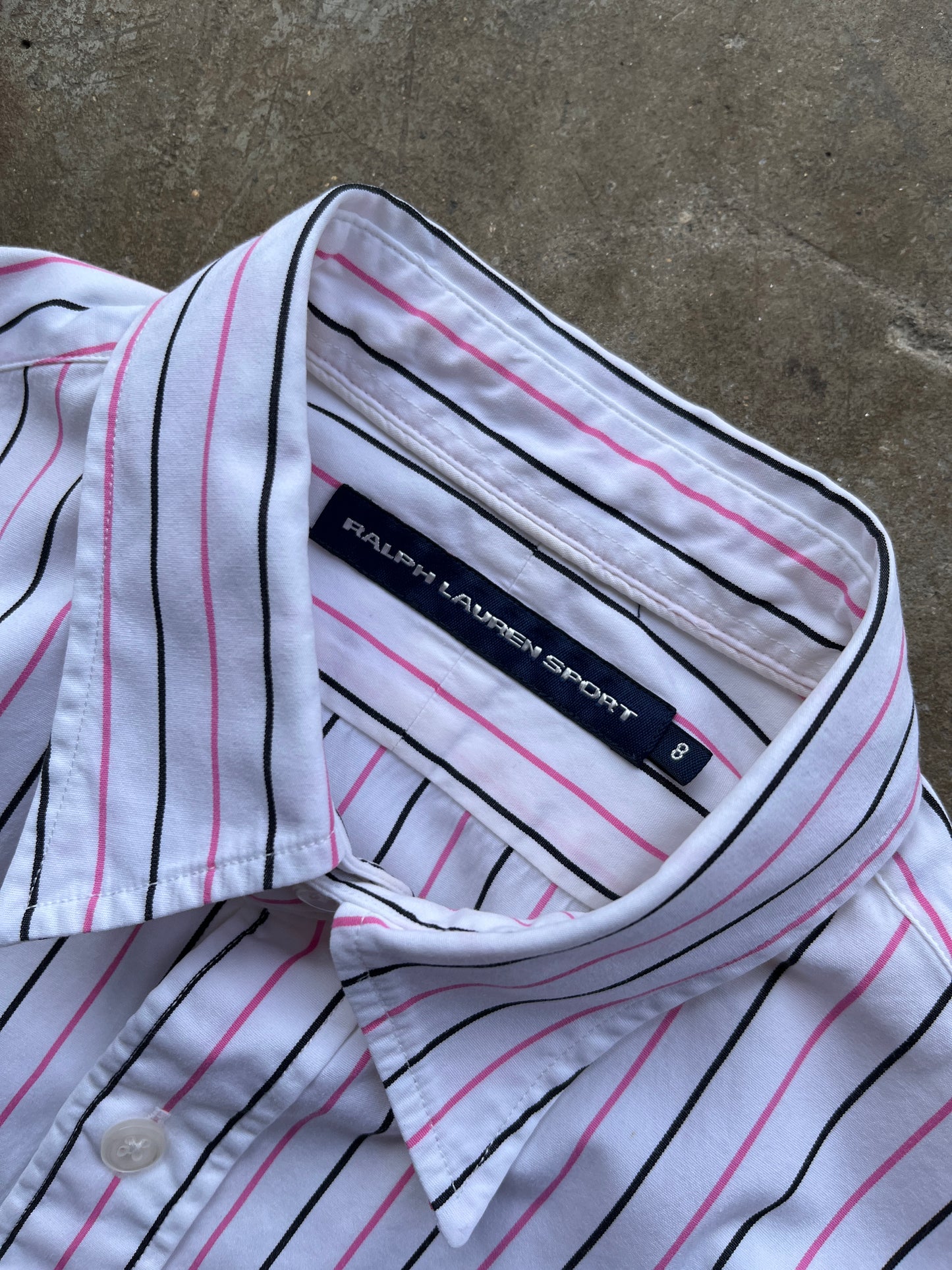 RALPH LAUREN STRIPED SHIRT SIZE S (W)