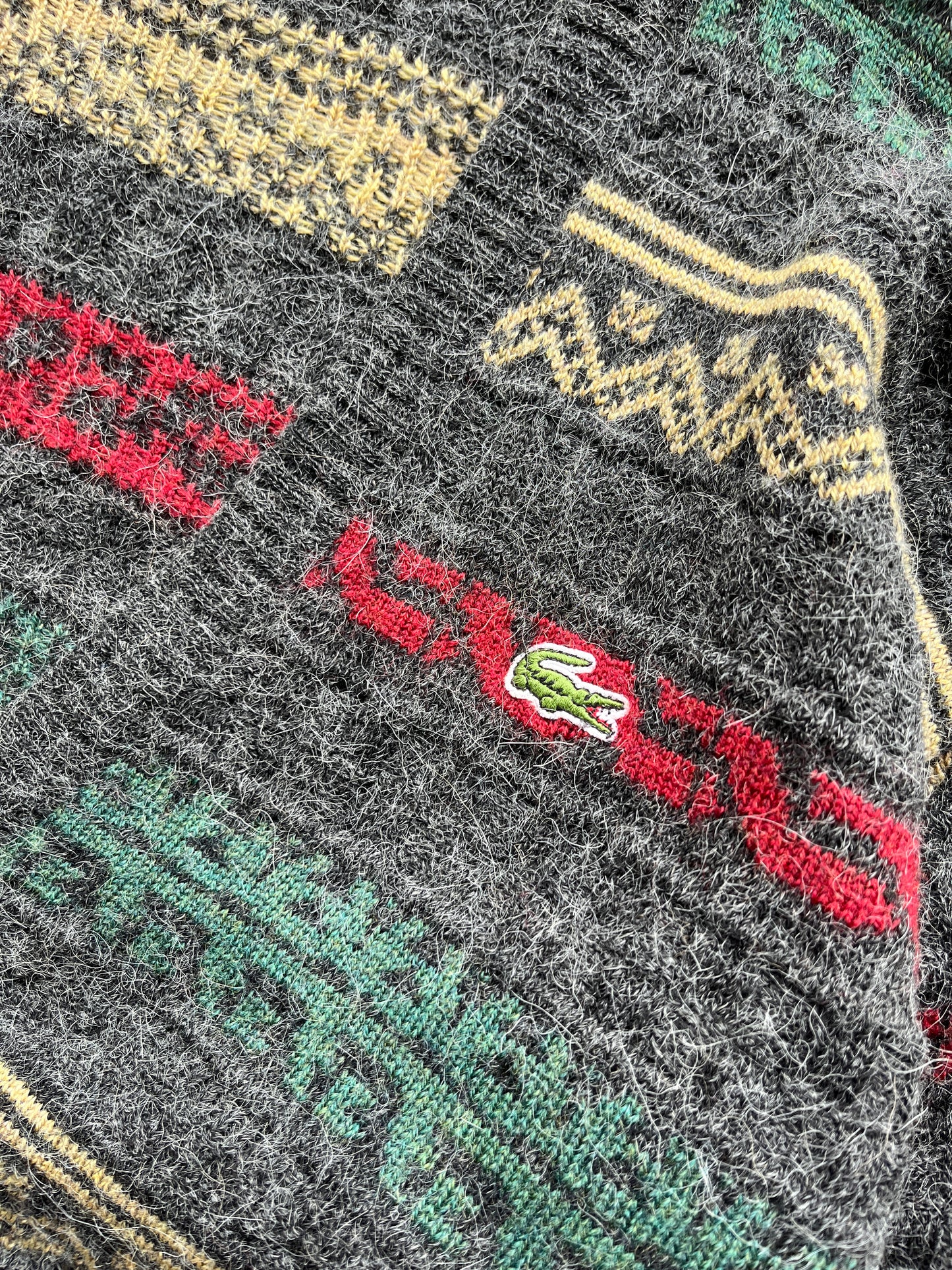 90's LACOSTE CARDIGAN SIZE L
