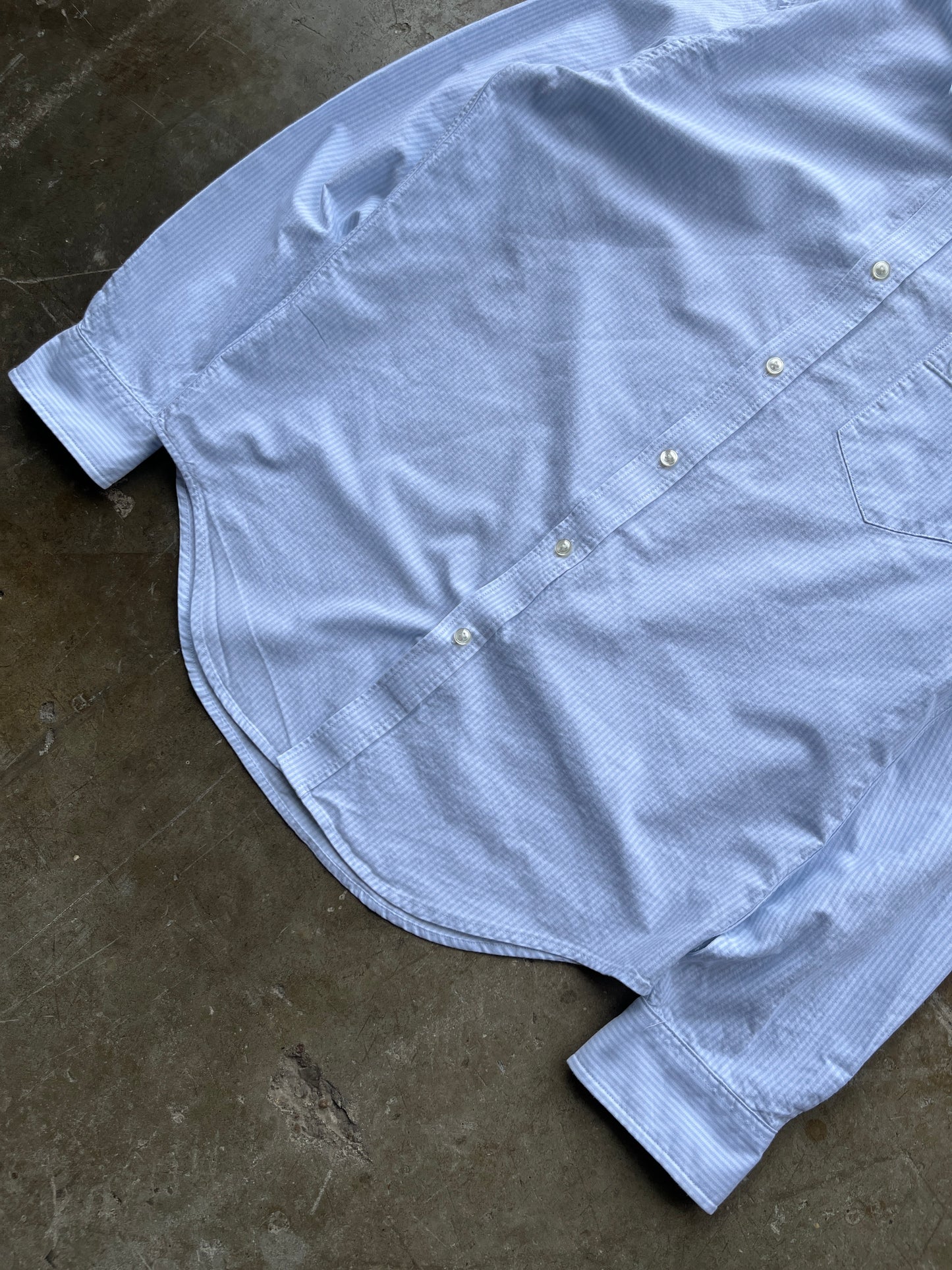 LACOSTE STRIPED SHIRT SIZE M