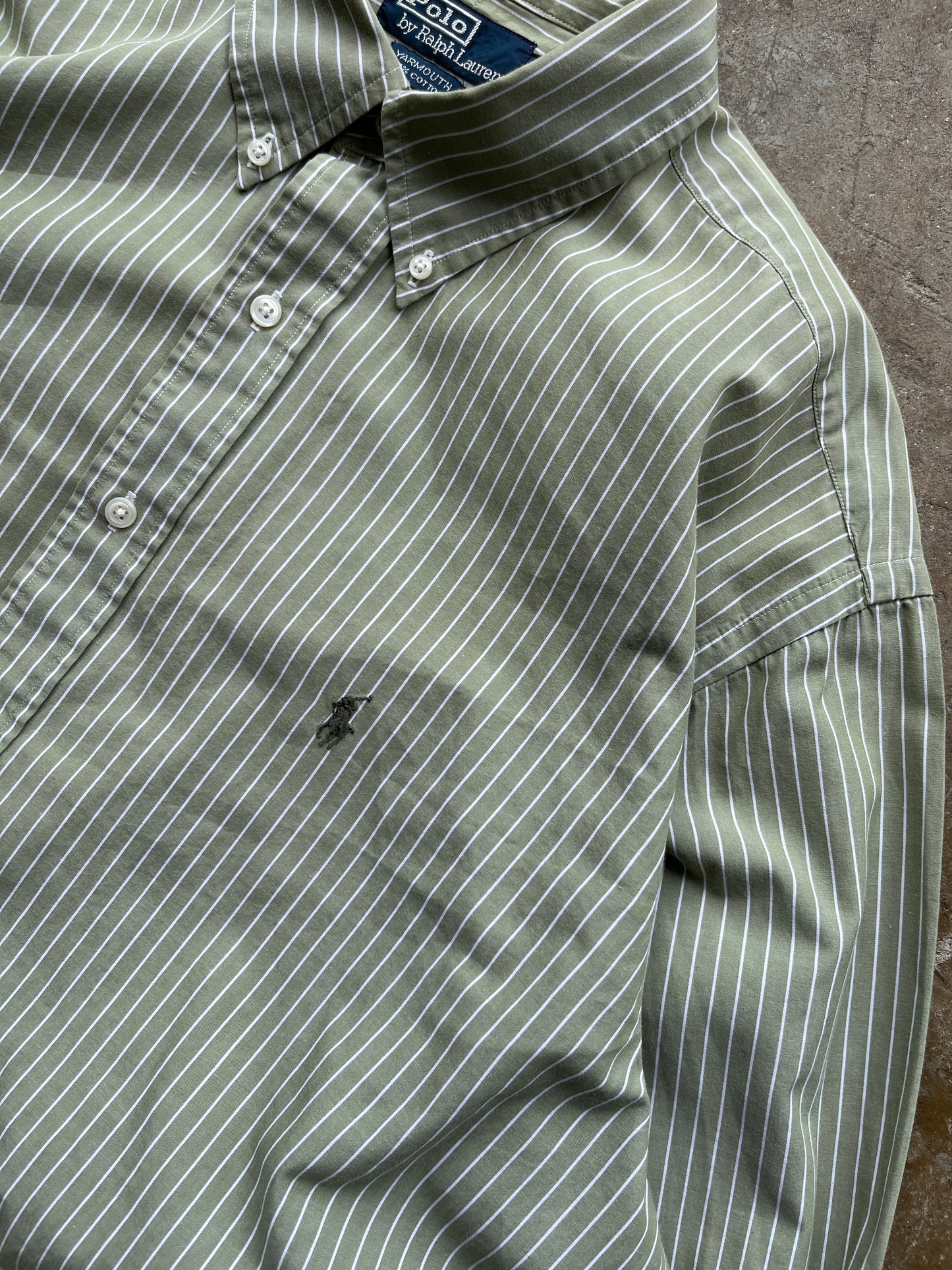 RALPH LAUREN POLO STRIPED SHIRT SIZE XXL