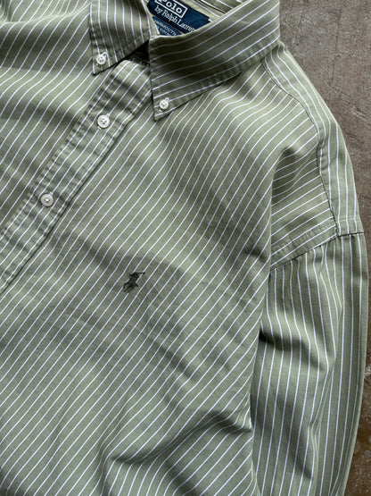 RALPH LAUREN POLO STRIPED SHIRT SIZE XXL