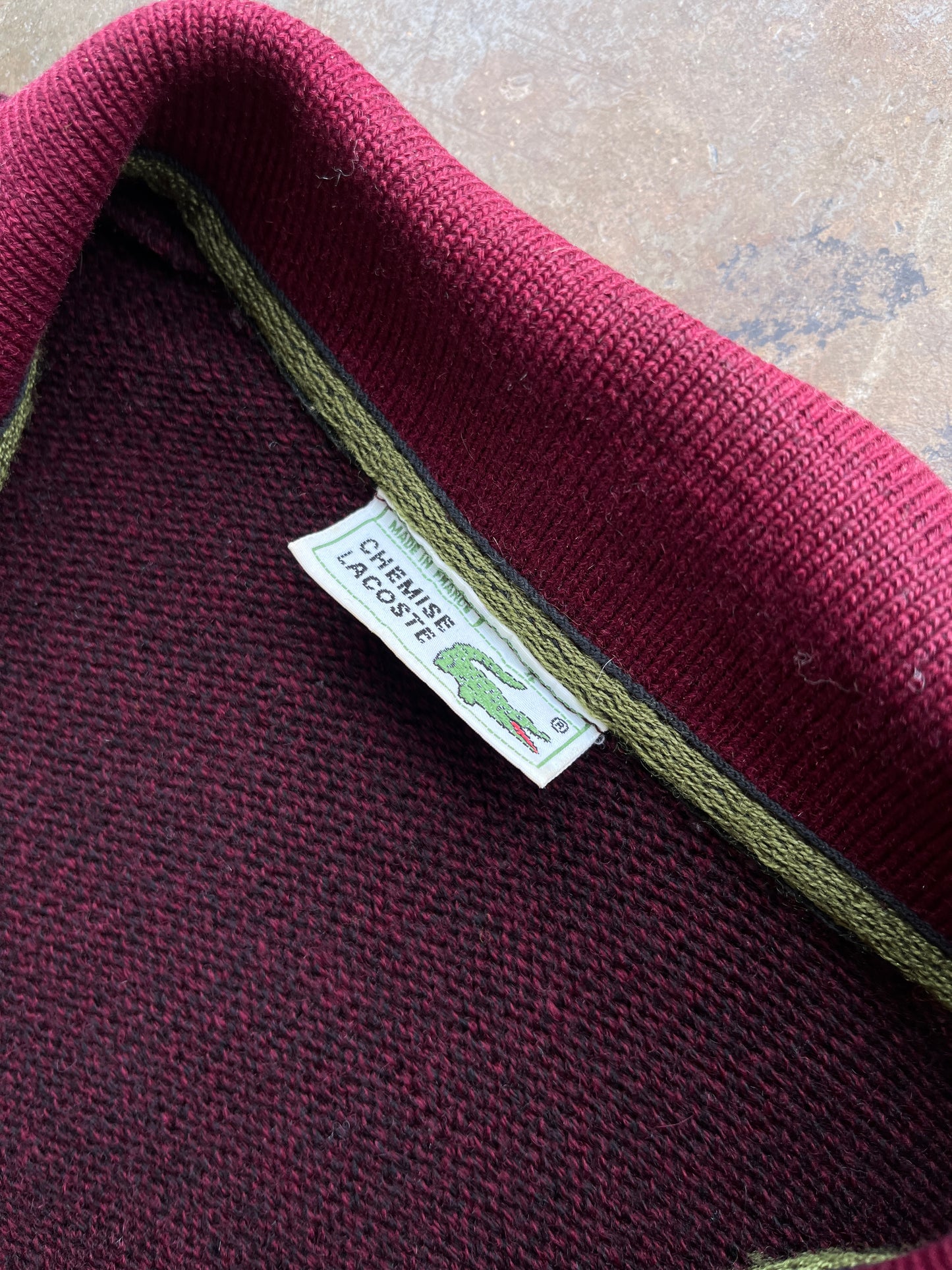 JERSEY LACOSTE DE LOS AÑOS 90's TALLA S